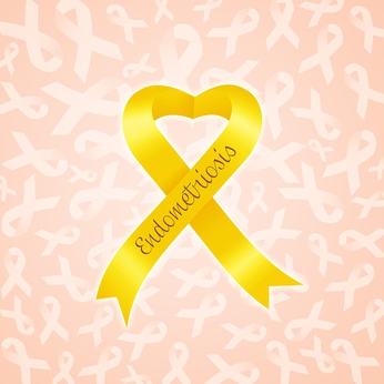 Yellow ribbon for Endometriosis